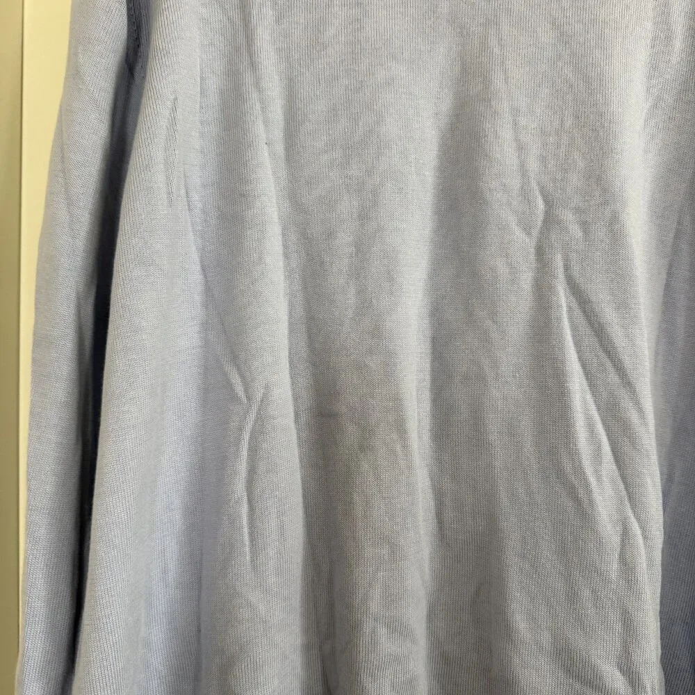 Talbots Plus 3X cotton blend nautical sweater coastal summer anchor - Picture 13 of 14